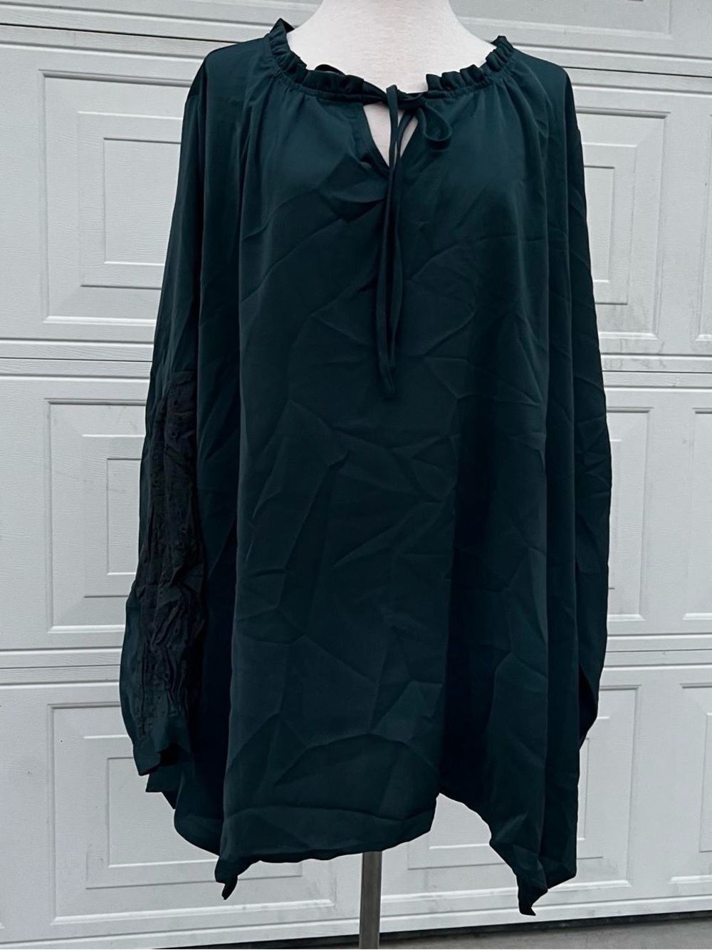 BloomChic Deep Teal Textured Blouse